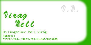 virag mell business card